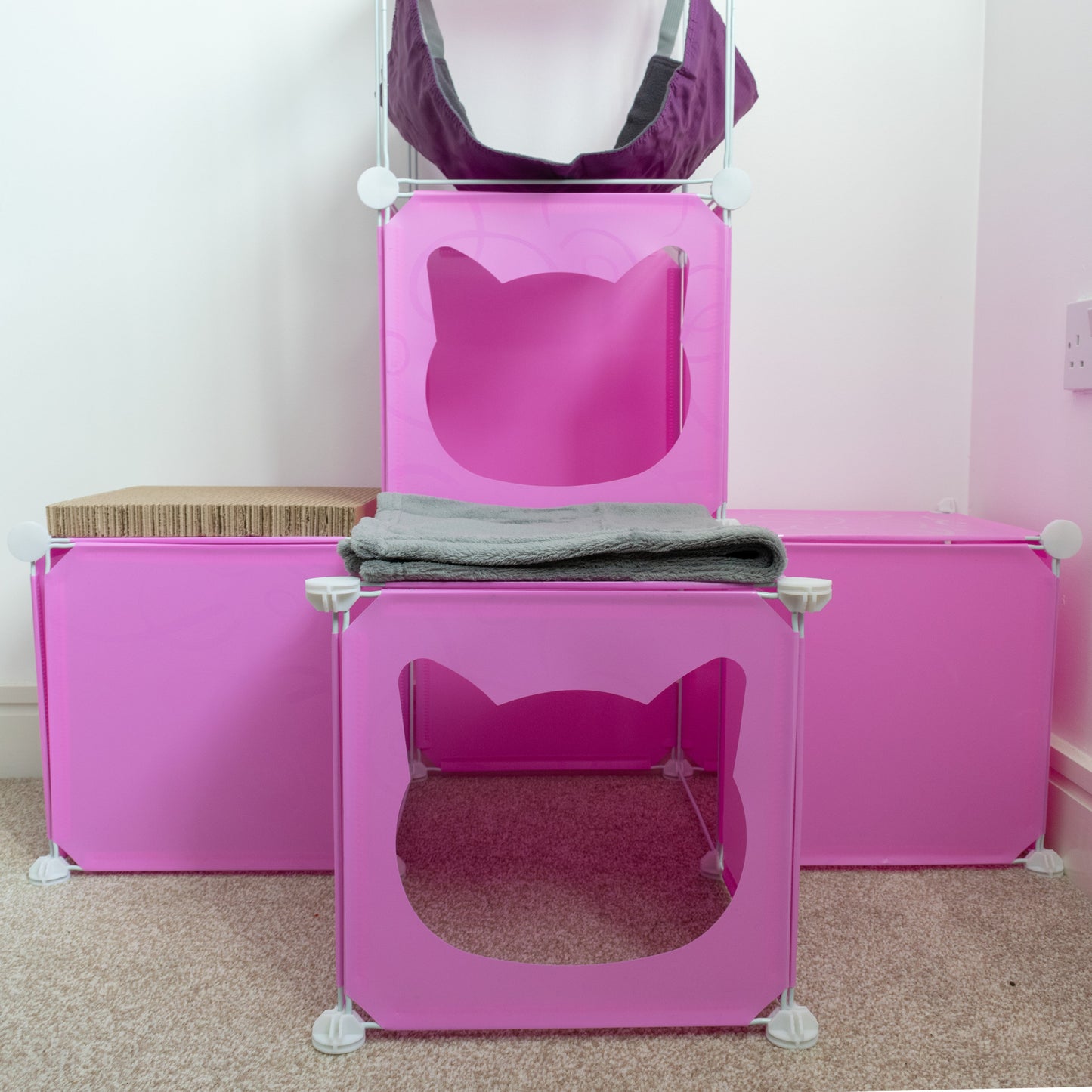 Kitty Cubby Cat Cube Play Tower MIDI-4
