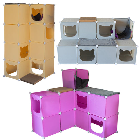 Kitty Cubby Cat Cube Play Tower MAXI-0