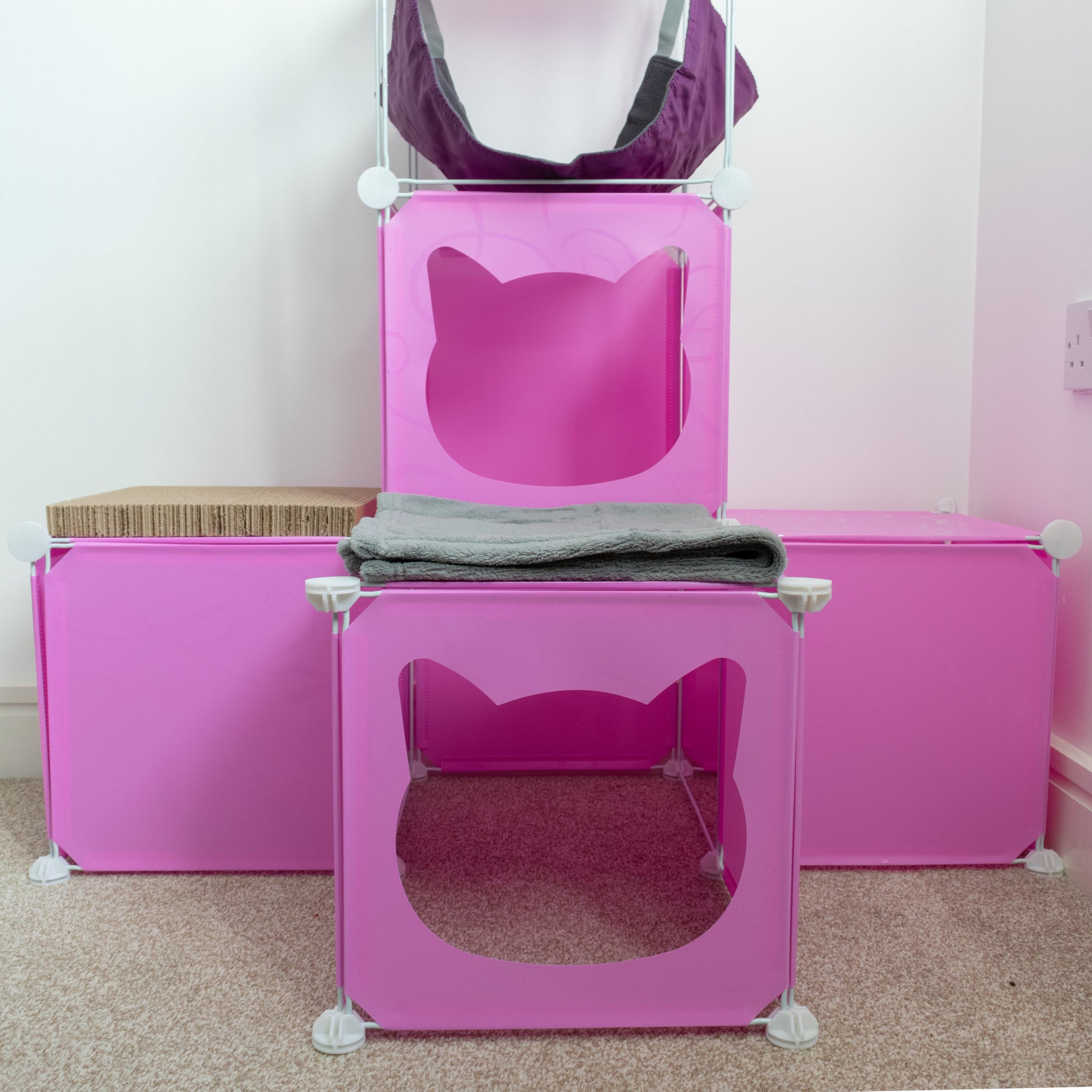 Kitty Cubby Cat Cube Play Tower MIDI-4